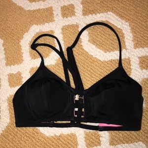 Pink by Victoria’s Secret Black Swim Top